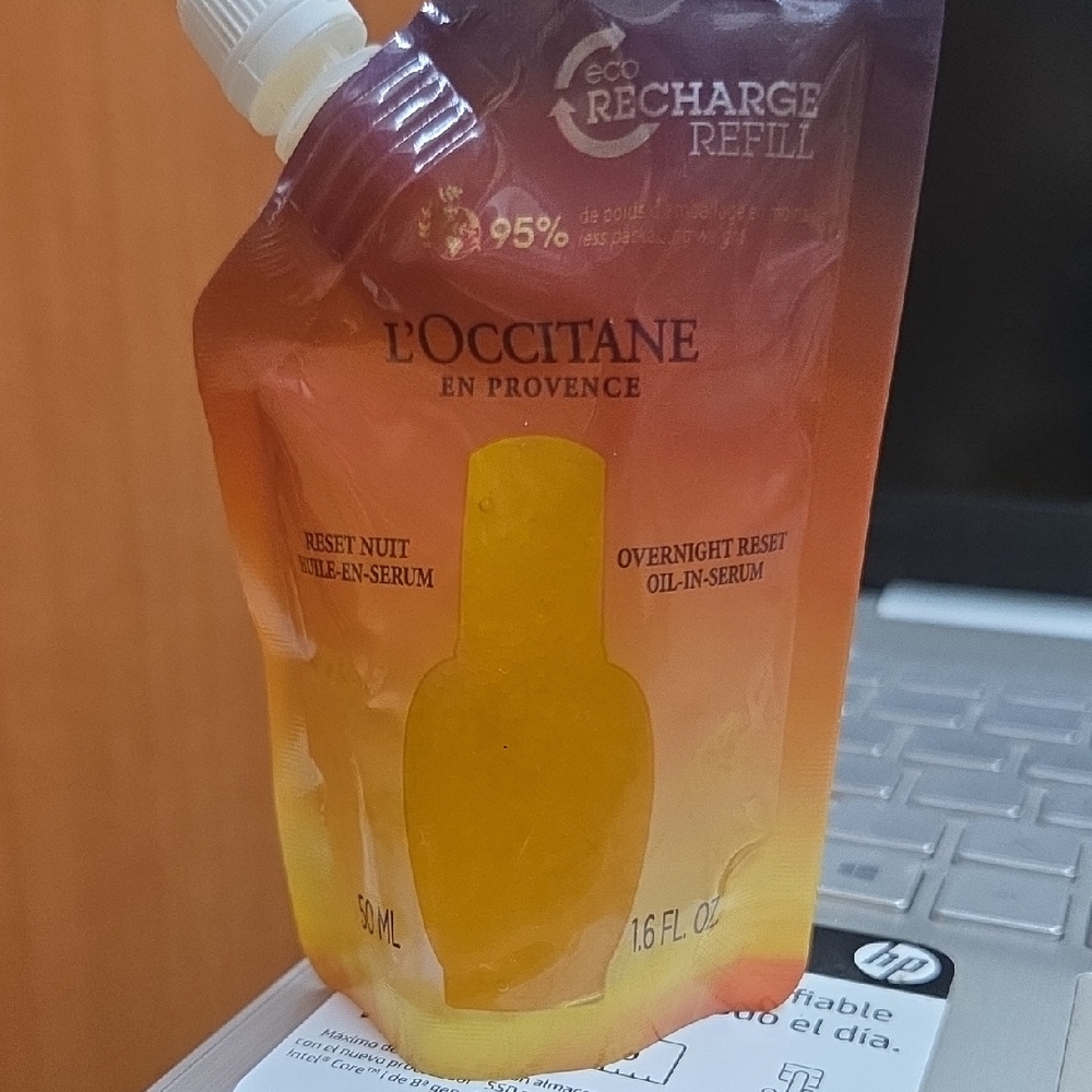 L'OCCITANE Eco Recharge Refill in Purple and Yellow